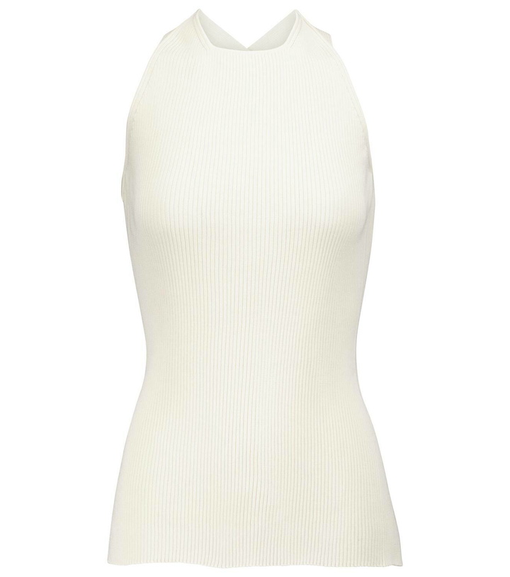 Photo: Petar Petrov Edvina cut-out silk tank top