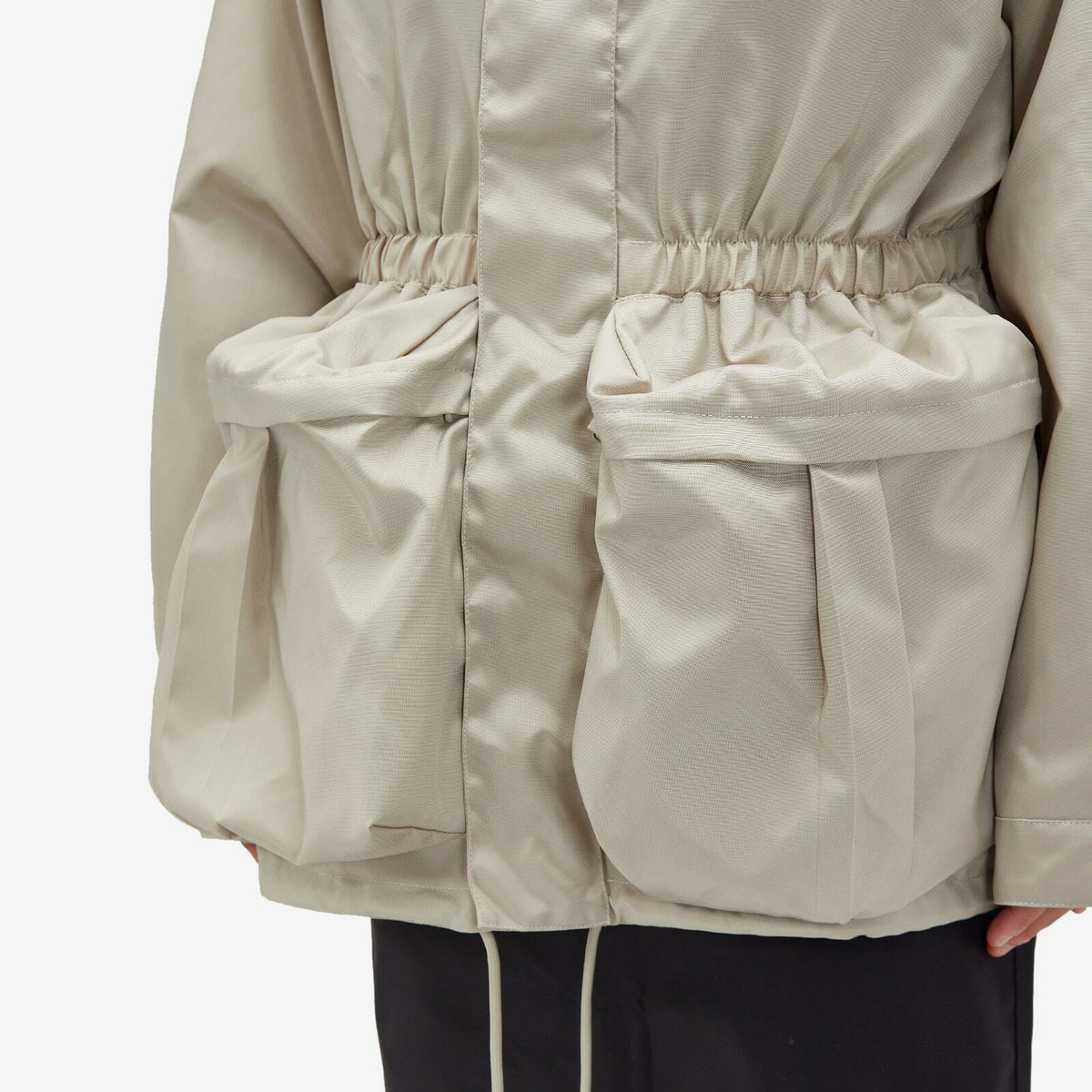 WARDROBE.NYC Women's Parka Jacket in Cement