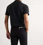 Alexander McQueen - Harness-Detailed Cotton-Piqué Polo Shirt - Black