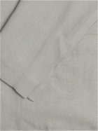 Stòffa - Unstructured Double-Breasted Linen-Canvas Suit Jacket - Neutrals