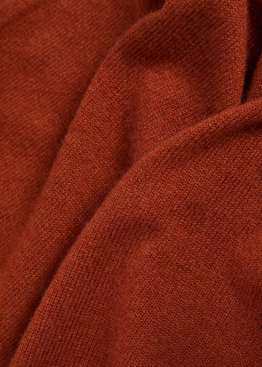 Guest In Residence Knitted Cashmere T-shirt Brown