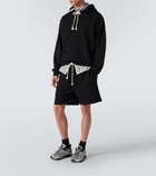 Acne Studios Fairah Face cotton jersey hoodie