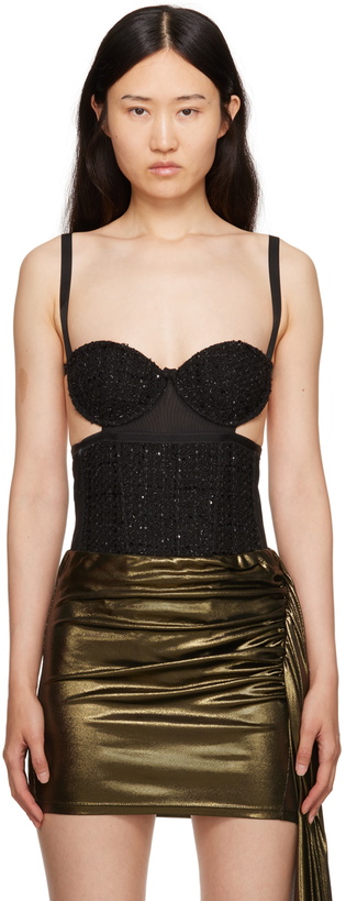 Photo: GCDS Black Sequin Bodysuit