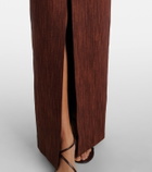 Roksanda Shani wool and cotton bustier gown