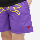 ICECREAM Men's Running Dog Swim Shorts in Purple