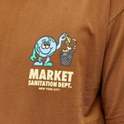MARKET Men's Sanitation Dept T-Shirt in Mocha