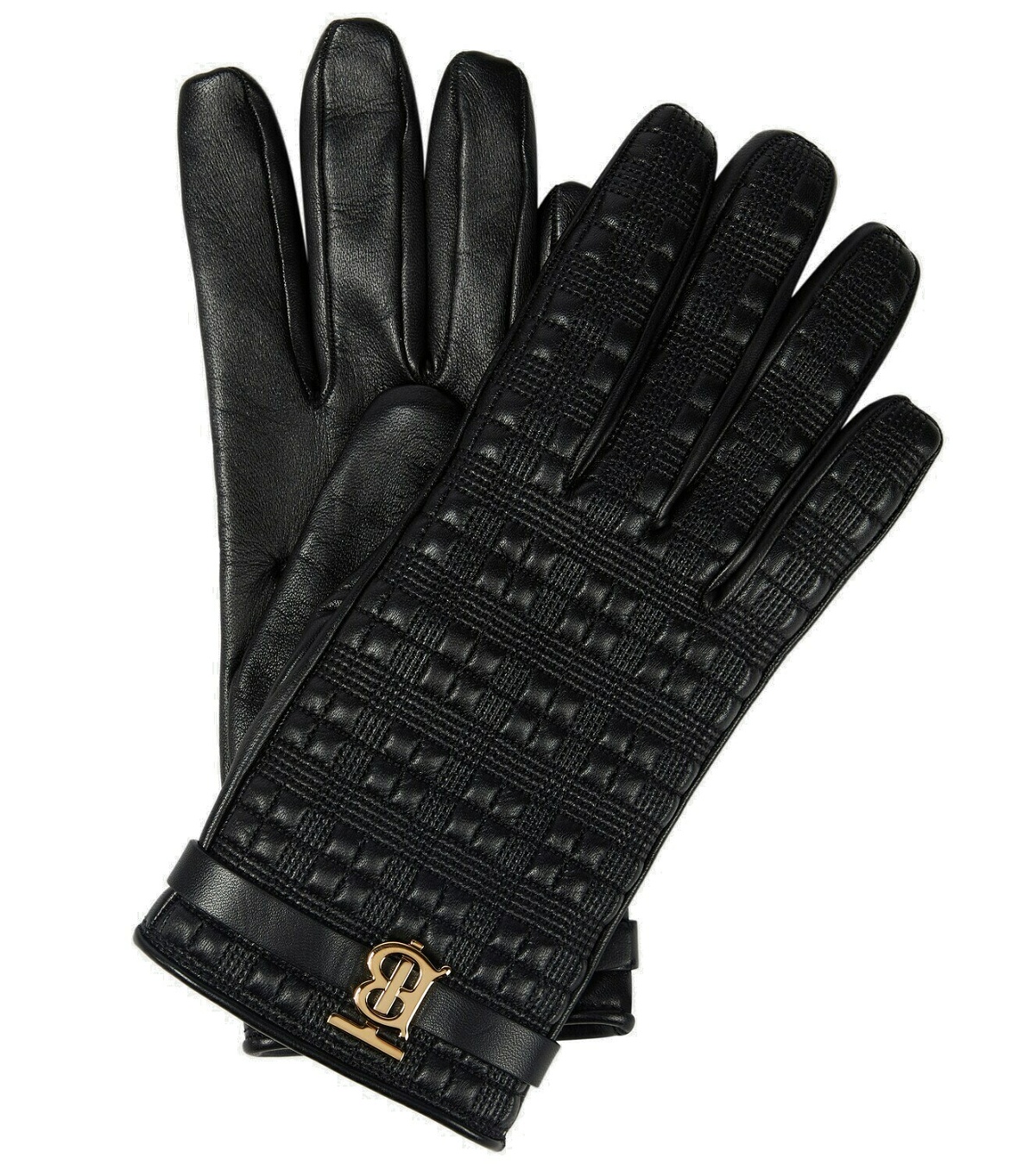 Photo: Burberry - Quilted leather gloves