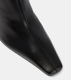 The Row Shrimpton leather ankle boots