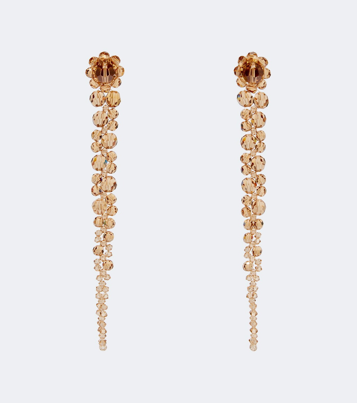 Simone Rocha Crystal-embellished drop earrings