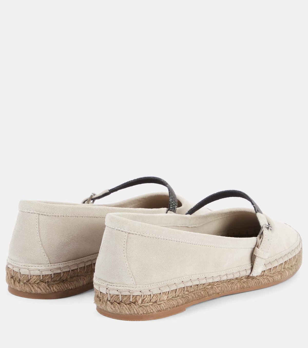 Brunello Cucinelli Monili suede espadrilles