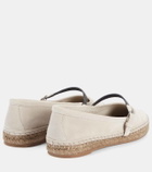 Brunello Cucinelli Monili suede espadrilles