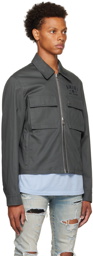 AMIRI Gray Military Jacket