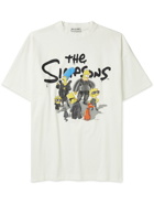 Balenciaga - The Simpsons Oversized Printed Cotton-Blend Jersey T-Shirt - White