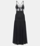 Dolce&Gabbana Panelled bustier midi dress