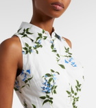 Emilia Wickstead Norika belted floral cotton shirt dress