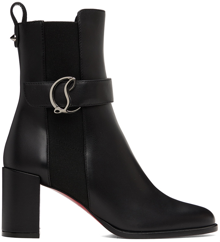 Photo: Christian Louboutin Black CL Chelsea Boots
