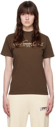 Sporty & Rich Brown '1800 Health' T-Shirt