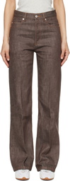 A.P.C. Brown Arno Jeans
