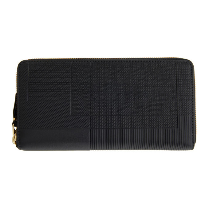 Photo: Comme des Garcons Wallets Black Intersection Zip Wallet