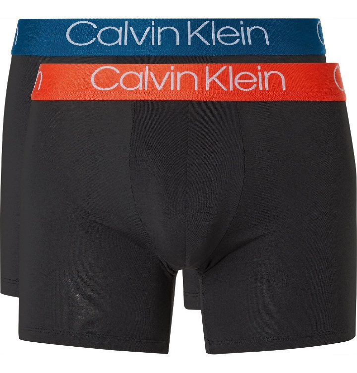 Photo: Calvin Klein Underwear - Two-Pack Stretch-Cotton Boxer Briefs - Multi