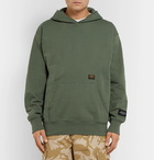 Carhartt WIP - Loopback Cotton-Blend Jersey Hoodie - Green