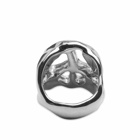 Ambush Men's Peace Ring in Silver