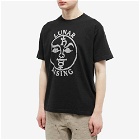 Good Morning Tapes Men's Lunar Rising T-Shirt in Acid Black