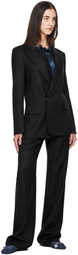 Kiko Kostadinov Black Egret Tailored Blazer