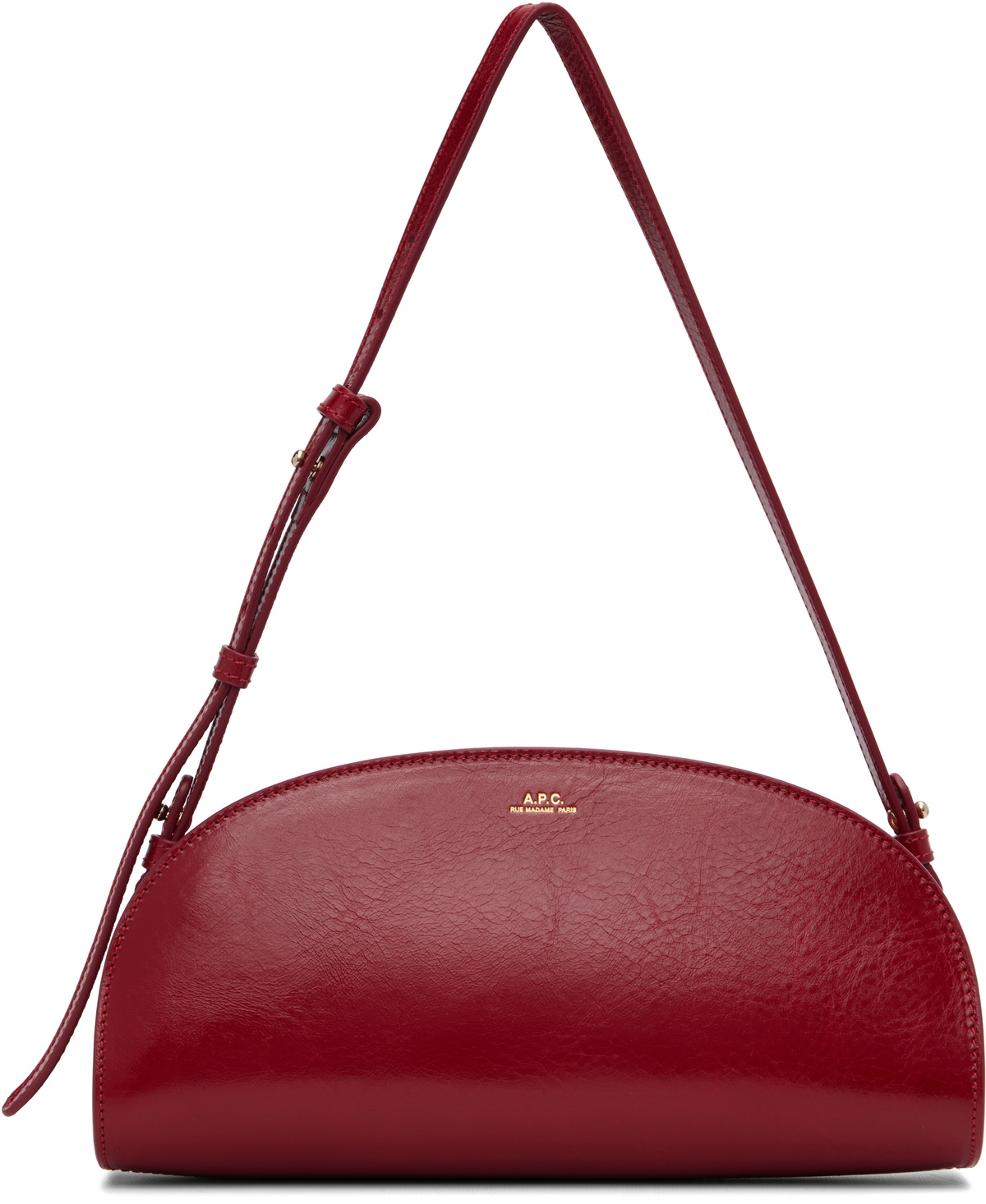 A.P.C. Mini Demi-lune Raffia Effect Bag A.P.C.