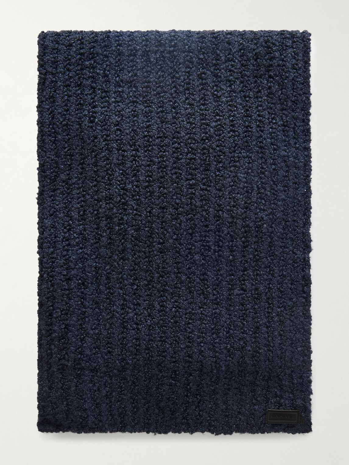 Canali - Ribbed Wool and Silk-Blend Bouclé Scarf