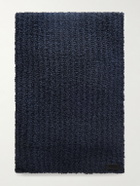 Canali - Ribbed Wool and Silk-Blend Bouclé Scarf