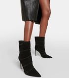 Rene Caovilla Morgana embellished suede boots