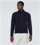 Brunello Cucinelli Cable-knit cashmere zip-up sweater