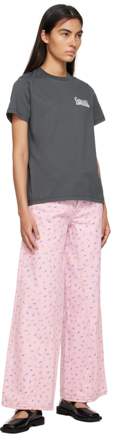 GANNI Pink Jozey Jeans GANNI
