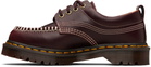 Dr. Martens Burgundy Lowell Leather Moc Toe Derbys