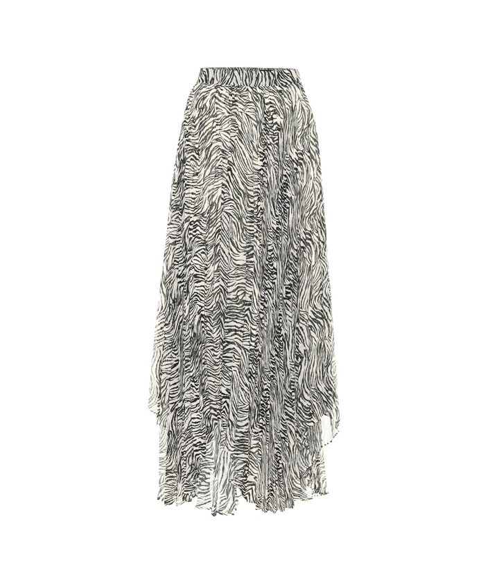Photo: Isabel Marant - Alena zebra-print silk-blend midi skirt