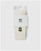 Lacoste X Highsnobiety Embroidered Socks White - Mens - Socks