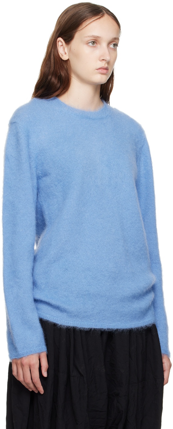 Comme des Garçons Homme Plus Blue Crewneck Sweater Comme des Garcons ...