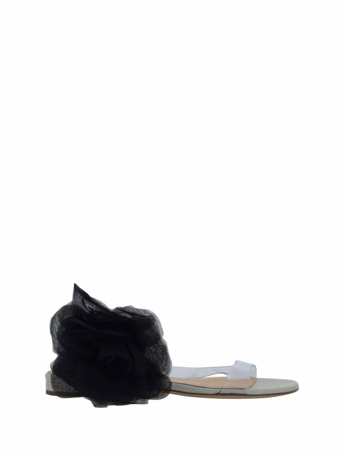 【関税込み】Magda Butrym ブルー Double Flower ヒールサンダル Magda Butrym Blue Double Flower Heeled Sandals Magda Butrym