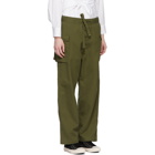 Chimala Green Military Drawstring Trousers