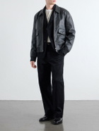 Officine Générale - Cesario Grained Leather Jacket - Black