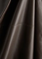 Aexae Straight-leg Leather Trousers Brown