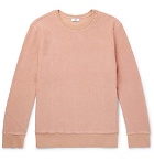 CMMN SWDN - Coen Reversed Loopback Cotton-Jersey Sweatshirt - Men - Pink