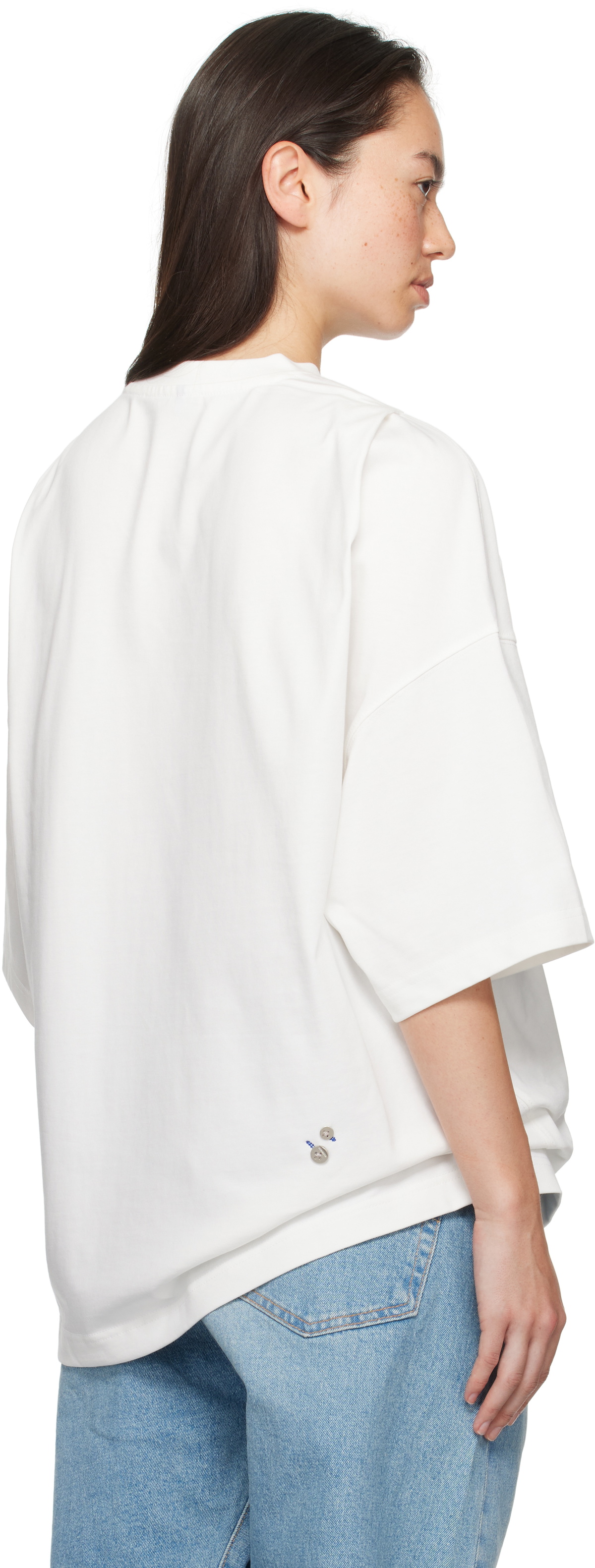 【ADER ERROR】 Tetright Product. 46 Ader Error Black Tetraight Product. 46 T-shirt In Noir