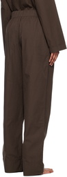 Tekla Brown Stonewashed Pyjama Pants