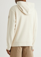 Moncler Genius 1 Moncler JW Anderson Hooded Cotton Sweatshirt Ecru