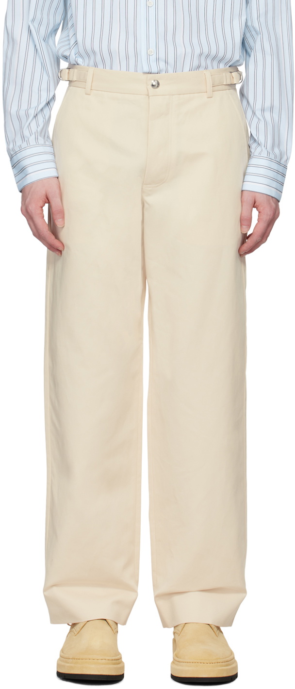 パンツ jacquemus Le pantalon Jean Black Les Classiques 'Le pantalon Jean' Trousers by