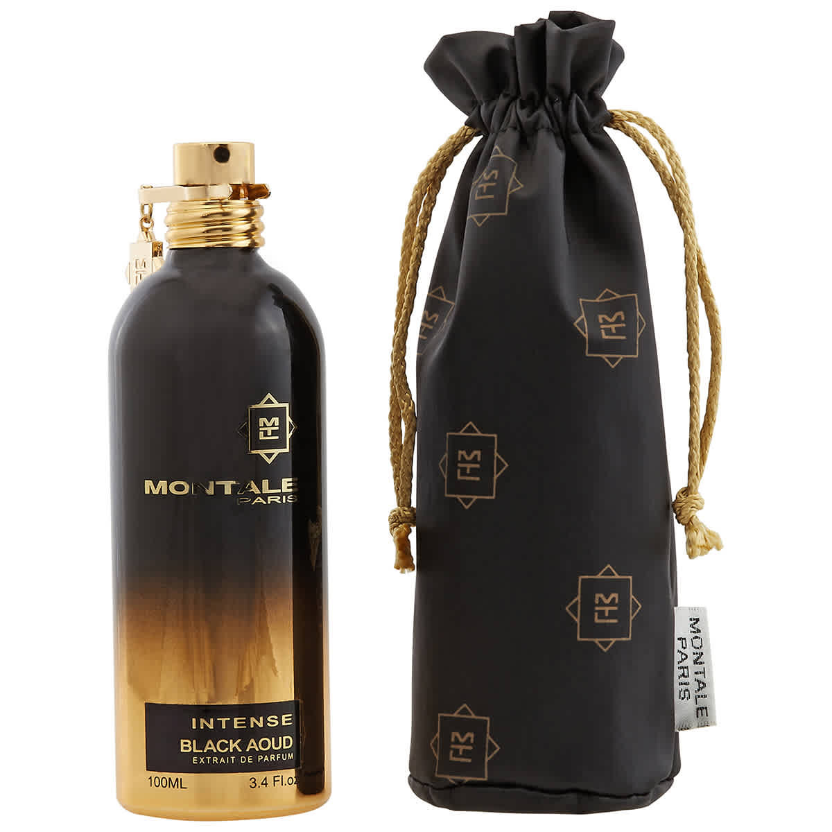 Montale Unisex Black Aoud Intense Extrait de Parfum Spray 3.4 oz Fragrances 3760260455978