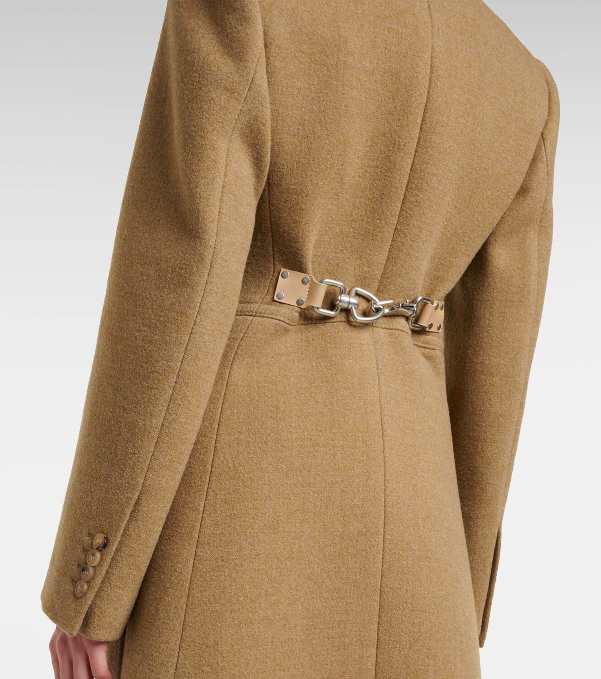 Burberry Single-breasted wool coat Burberry Burberry Single-breasted wool coat Burberry
