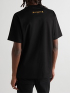 Mastermind World - Logo-Print Cotton-Jersey T-Shirt - Black